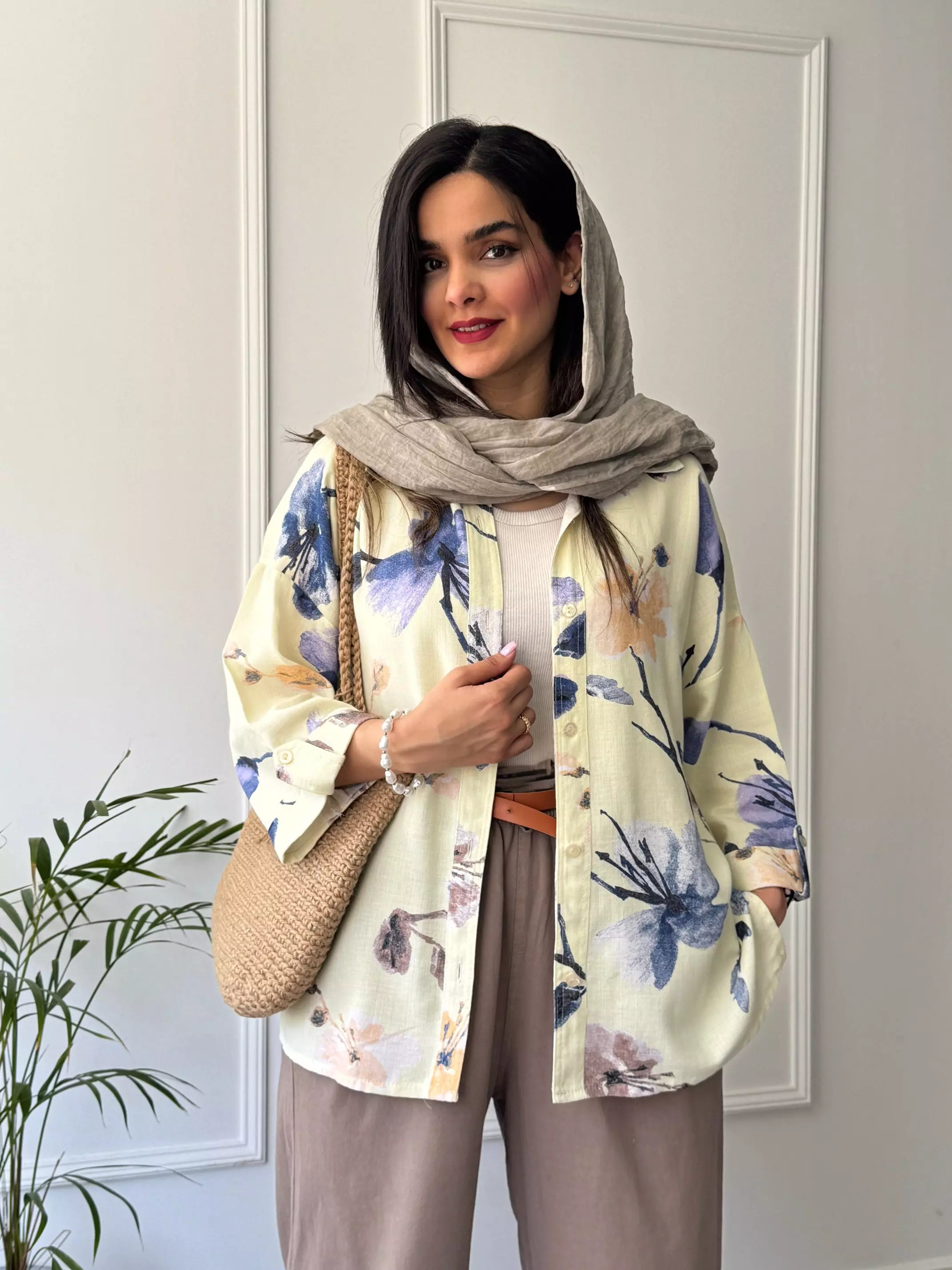 مانتو شومیزی گندم